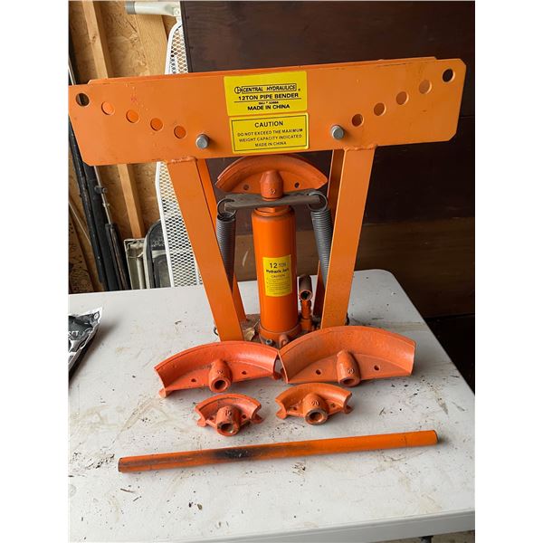 PIPE BENDER, 12-TON