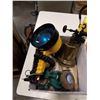 Image 2 : BOX OF SPOTLIGHT, FLASHER, BLOWTORCH, GRINDER AND MORE