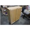Image 2 : MAPLE FINISH CABINET - 42 INCHES TALL