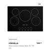 Image 1 : AS NEW UNINSTALLED IKEA ELECTRIC RANGE COOKTOP