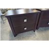 Image 2 : PAIR OF MODERN 2 DRAWER NIGHTSTANDS