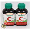 Image 1 : 2 JAMIESON VITAMIN C 1,000MG- 100CAPS