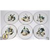 Image 1 : 6 DESSERT DISH FRUIT PATTERNS