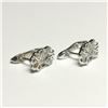 Image 2 : SILVER CUBIC ZIRCONIA EARRINGS