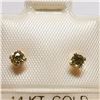 Image 1 : 14K YELLOW GOLD YELLOW SAPPHIRE EARRINGS