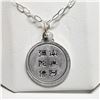 Image 2 : SILVER 16" 4G NECKLACE