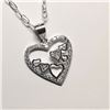 Image 2 : SILVER CZ 16" NECKLACE