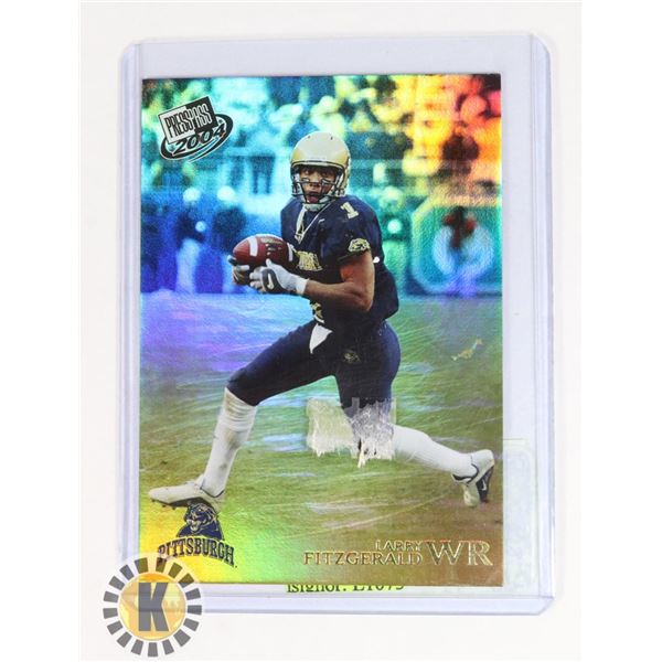04 LARRY FITZGERALD PRESS PASS RC #25