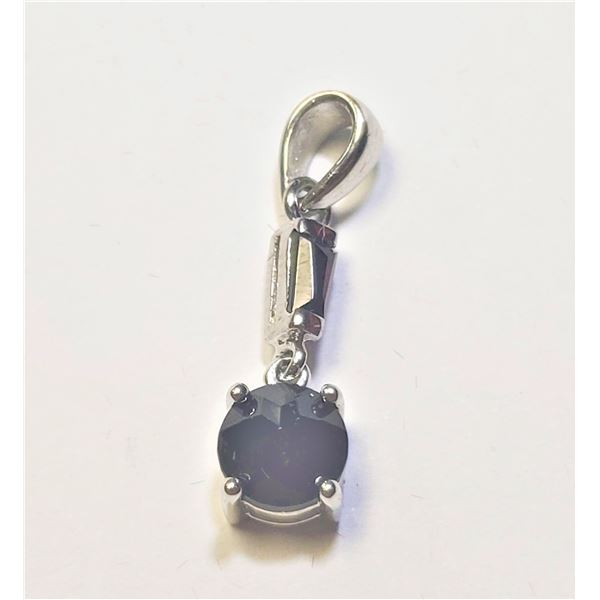 SILVER BLACK ONYX PENDANT