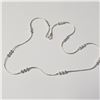 Image 3 : SILVER WITH BEAD 16" NECKLACE