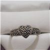 Image 1 : SILVER MARCASITE  RING (~SIZE 6.25