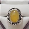 Image 1 : SILVER GENUINE GEMSTONE  RING (~SIZE 6.75)