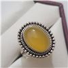 Image 2 : SILVER GENUINE GEMSTONE  RING (~SIZE 6.75)