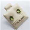 Image 2 : SILVER PERIDOT EARRINGS