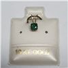 10K YELLOW GOLD EMERALD(0.25CT) PENDANT
