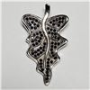 Image 1 : SILVER CUBIC ZIRCONIA PENDANT