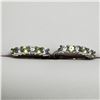 Image 1 : SILVER PERIDOT EARRINGS