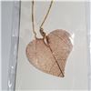 Image 1 : NATURAL LEAF NECKLACE