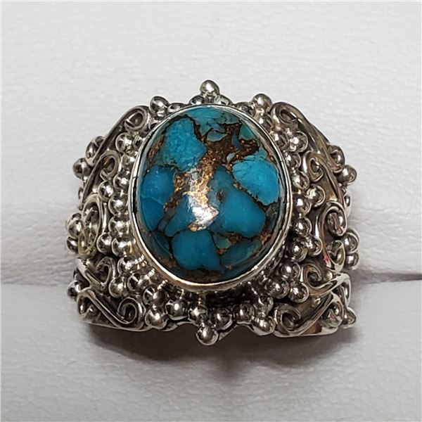 SILVER TURQUOISE RING