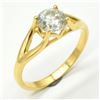 Image 2 : ROSEGOLD PLATED SILVER MOISSANITE