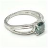 Image 4 : SILVER GREENISH BLUE MOISSANITE(ROUND 6.5 MM)