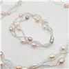 Image 2 : PEARL BRACELET(6") AND NECKLACE(18") SET