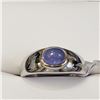 Image 1 : SILVER TANZANITE(1.7CT) RING (~SIZE 9.75)