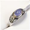 Image 2 : SILVER TANZANITE(1.7CT) RING (~SIZE 9.75)