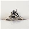 Image 1 : SILVER  RING (~SIZE 6.5) (~WEIGHT 2.5G)
