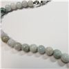 Image 2 : SILVER GENUINE JADENITE NECKLACE(LENGTH 16"INCHES