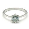 Image 3 : SILVER BLUE MOISSANITE (ROUND 6 MM)(2.2CT) RHODIUM