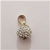 Image 1 : 10K YELLOW GOLD CUBIC ZIRCONIA PENDANT