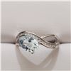 Image 2 : SILVER BLUE TOPAZ(1.6CT) RING (~WEIGHT 3.13G)