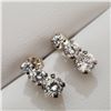 Image 1 : SILVER CUBIC ZIRCONIA EARRINGS