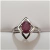 Image 1 : SILVER RUBY(1.6CT) RING (~WEIGHT 3.05G)