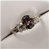 Image 2 : SILVER MYSTIC CUBIC ZIRCONIA RING SIZE 7