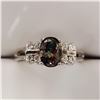 Image 3 : SILVER MYSTIC CUBIC ZIRCONIA RING SIZE 7