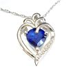 Image 1 : SILVER SAPPHIRE  NECKLACE