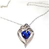 Image 2 : SILVER SAPPHIRE  NECKLACE