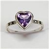 Image 2 : SILVER AMETHYST MARCASITE RING