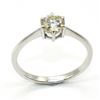 Image 1 : SILVER MOISSANITE (ROUND 6.5 MM)(1.25CT) RHODIUM