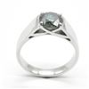 Image 1 : SILVER MOISSANITE(1.95CT) RHODIUM PLATED RING