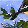 Image 2 : Yasna Godovanic, Original Acrylic Painting on Board, Hand Signed with Letter of Authenticity.