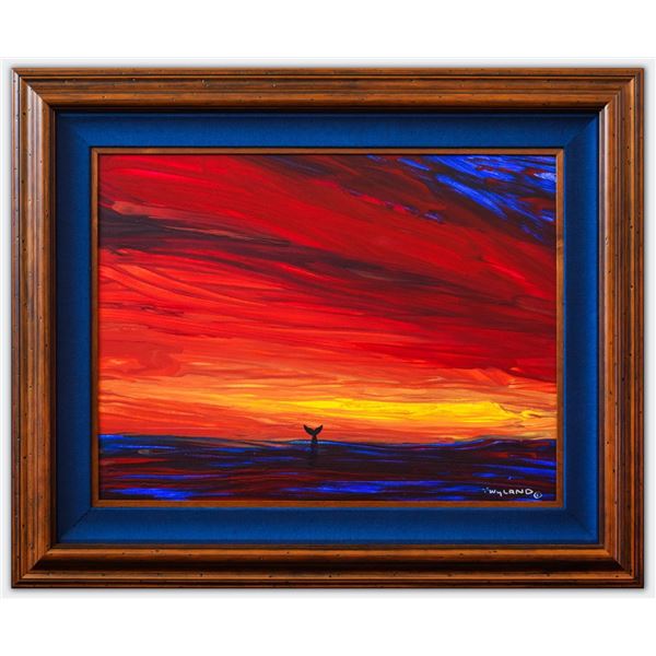 Wyland- Original Painting on Canvas "Whale Tale"