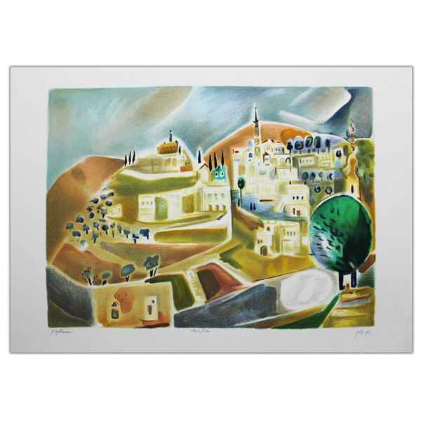 Nachum Gutman- Original Lithograph "Ein Kerem"