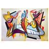 Image 1 : Alfred Gockel, "Rocking Blues" Hand Signed Limited Edition on Canvas with Letter of Authenticity.