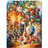 Image 1 : Leonid Afremov (1955-2019) "Shabbat" Limited Edition Giclee on Canvas, Numbered and Signed. This pie