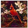 Image 1 : "Cardinal" Limited Edition Giclee on Canvas by Simon Bull, Numbered and Signed. This piece comes Gal