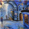 Image 2 : Vadik Suljakov, "Walking to Remember" Original Oil Painting on Canvas, Hand Signed with Letter of Au