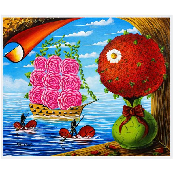 Eugene Poliarush- Original Oil on Canvas "Window with a View"